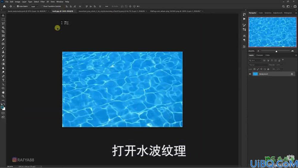 Photoshop海洋场景合成教程：打造从书本里面浮现的海洋童话世界场景。