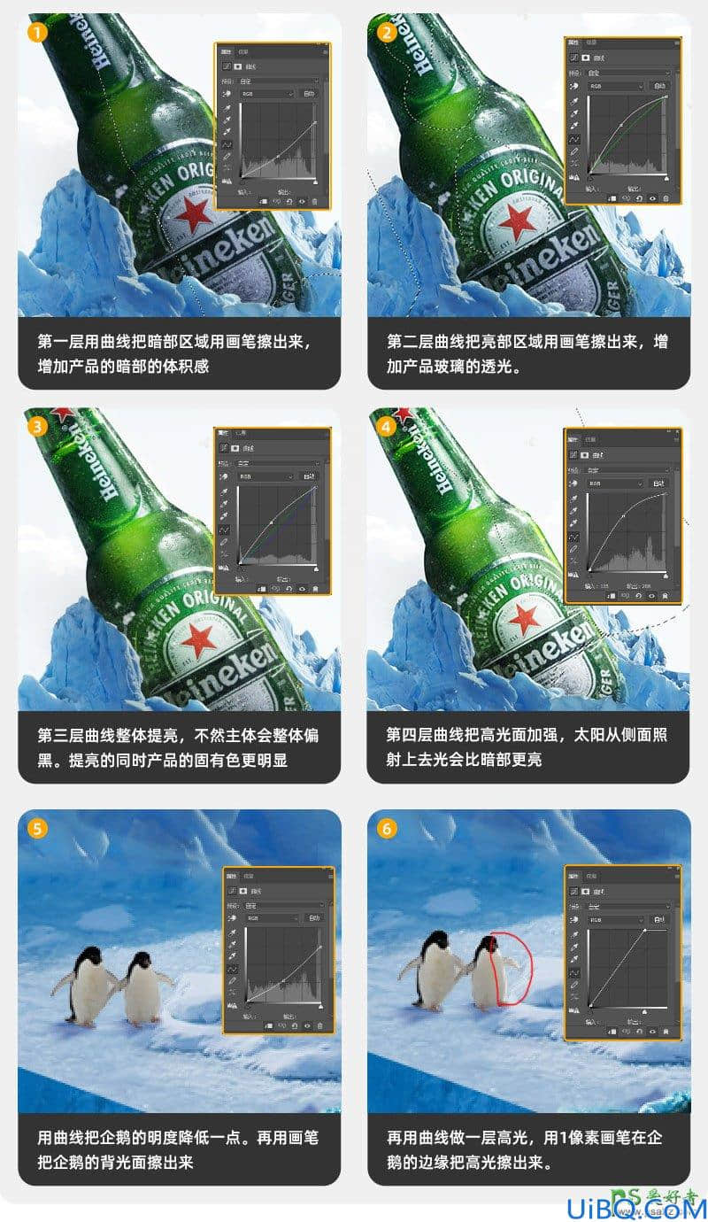 Photoshop啤酒海报合成教程-创意打造立方体风格的啤酒海报,啤酒广告。