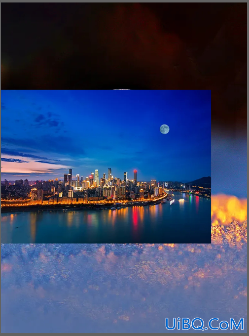 Photoshop艺术合成实例：把城市夜景照合成到水晶球里形成梦幻世界效果。