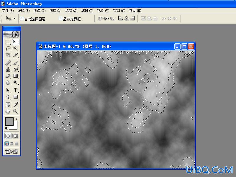 用PS快速打造冰窟效果