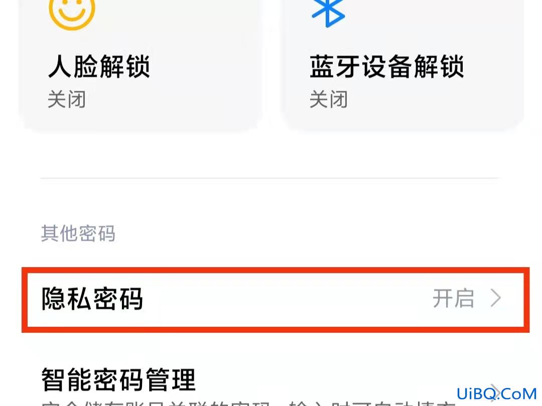 隐私与应用密码怎么解除