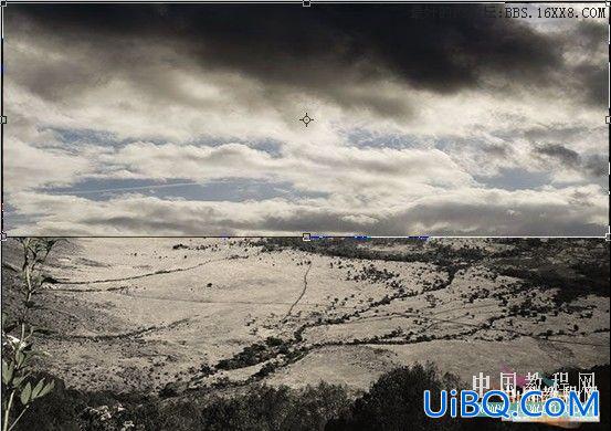 PS初学者实例教程:简单合成晴天变雨天