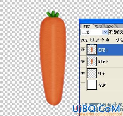 PS实例教程:胡萝卜鼠绘教程