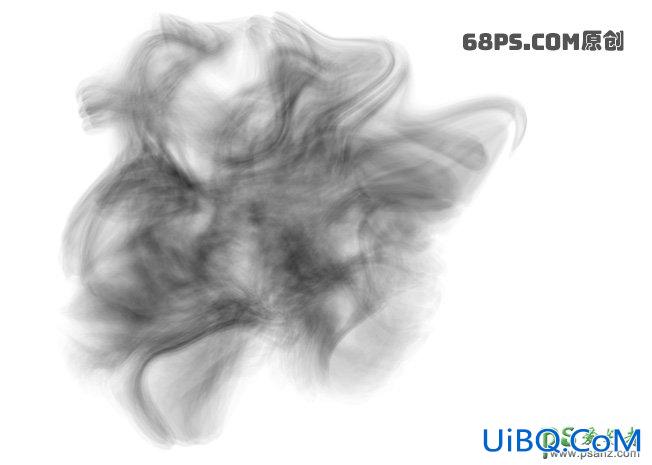 用PS中的液化工具如何快速制作漂亮的彩色烟雾素材图。