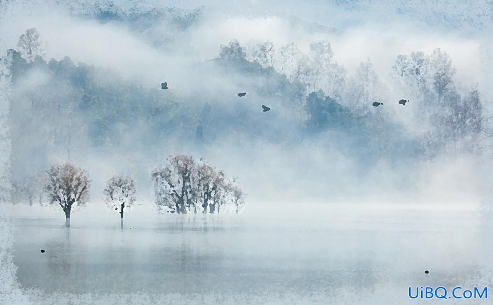 ps油画效果怎么做？教新手学习给普通风景照快速制作成油画效果。