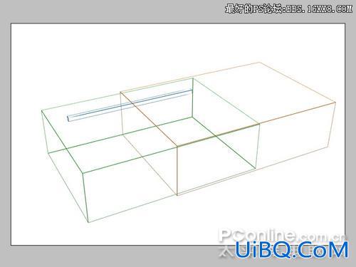 PS画真实光影的3D火柴盒