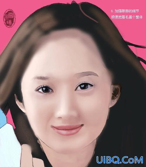 PS鼠绘教程:青春美女