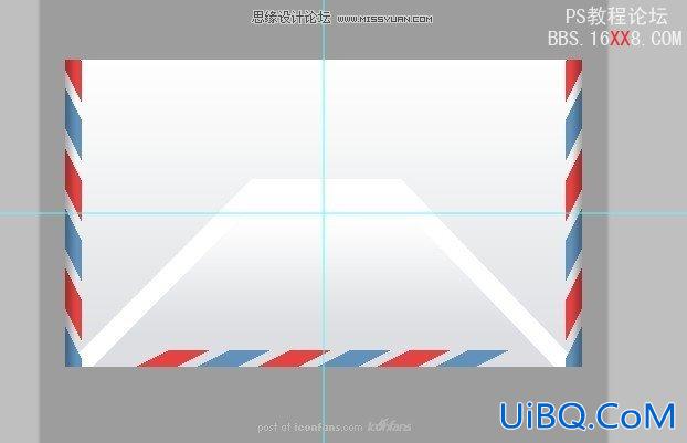 PS教程:绘制一个飘飘的信封图标