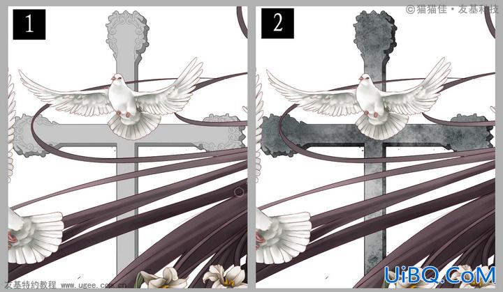 ps绘制长发飞舞MM玄幻插画上色教程