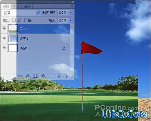 PS海报制作:用cs4做高尔夫邀请赛宣传海报