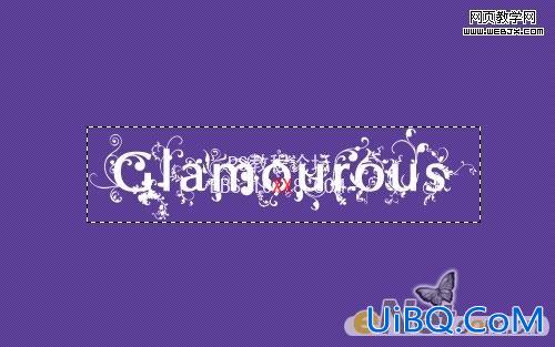 PS文字特效教程:Glamourous文字