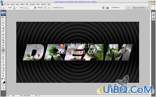 PS打造梦想dream文字效果