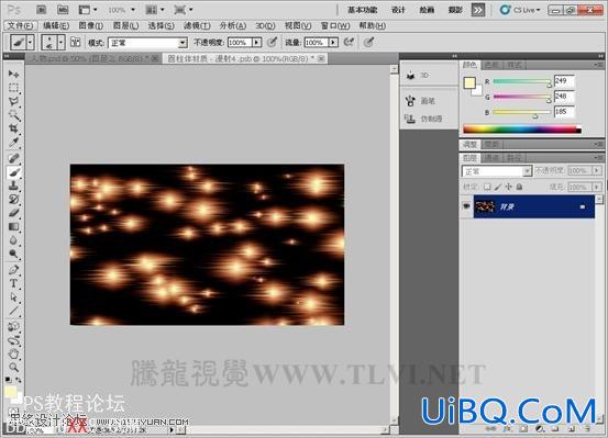 PS CS5画笔工具：制作动感火焰环绕特效