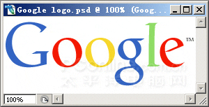 ps两步制作Google Logo教程