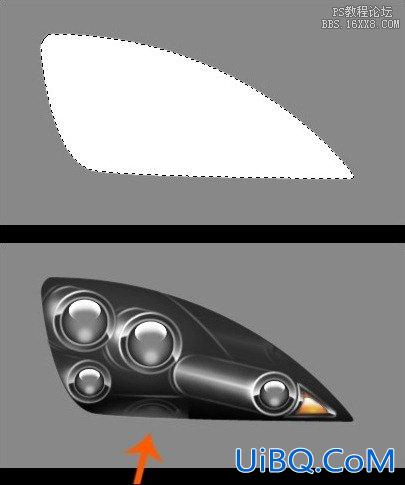 ps绘制逼真的汽车前灯教程