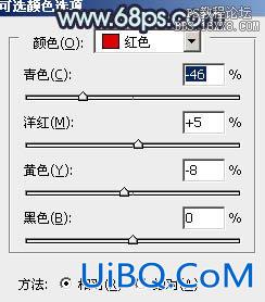 ps处理外景人物图片甜美的暗青色