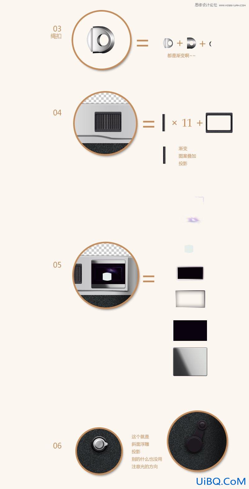 ps设计逼真的相机图标教程