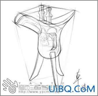 ps写实技巧：制作古董青铜器