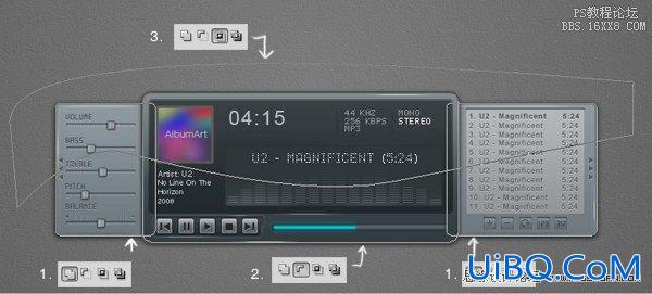 ps设计一个时尚MP3播放器教程