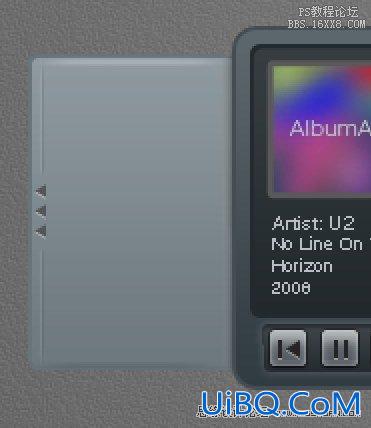 ps设计一个时尚MP3播放器教程
