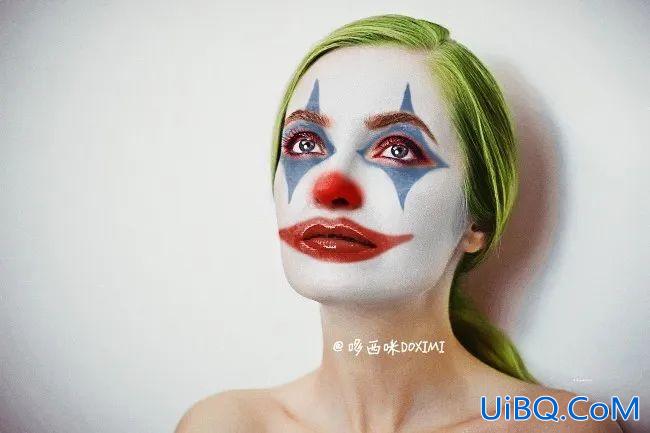 人物后期，用Photoshop给人物化一个Joker小丑仿妆