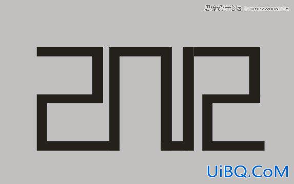 ps制作红色复古金边链坠字效果