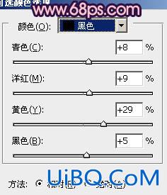 ps打造好看的橙蓝色树林婚纱照片