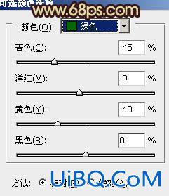 ps打造流行的青褐色外景婚纱照片