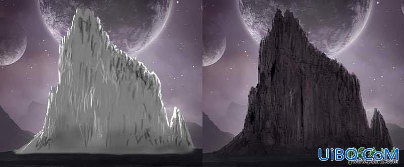 Photoshop合成科幻的宇宙奇观场景,星球,星际素材图,唯美的外星球奇观。