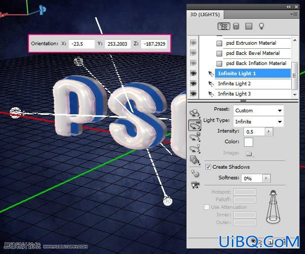 ps制作塑料效果的立体字教程