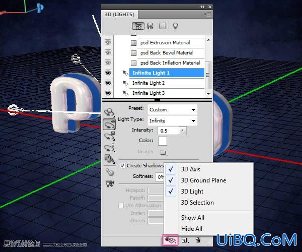 ps制作塑料效果的立体字教程