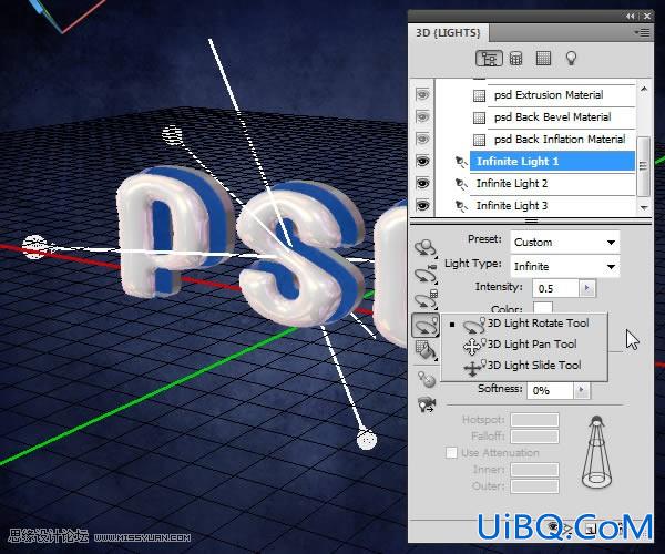 ps制作塑料效果的立体字教程