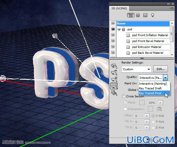 ps制作塑料效果的立体字教程