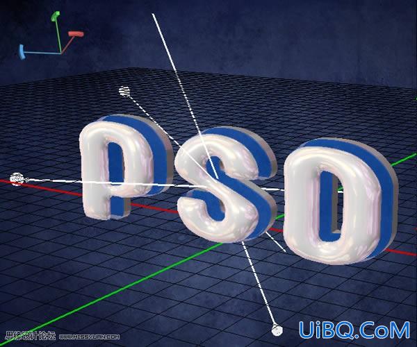 ps制作塑料效果的立体字教程