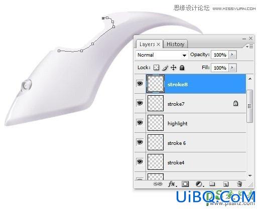 PS绘制逼真的蒸汽熨斗失量图素材，蒸汽电熨斗制作教程实