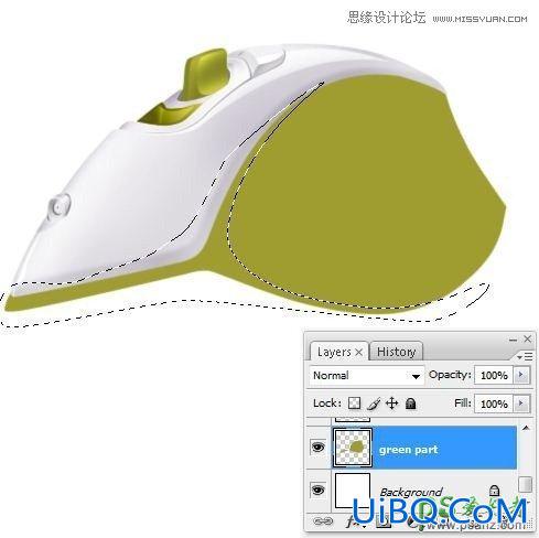 PS绘制逼真的蒸汽熨斗失量图素材，蒸汽电熨斗制作教程实