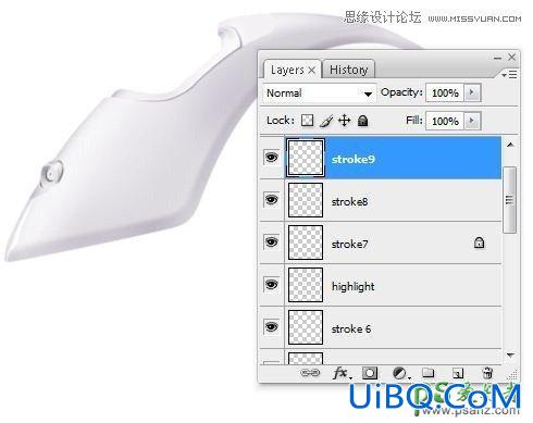 PS绘制逼真的蒸汽熨斗失量图素材，蒸汽电熨斗制作教程实