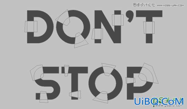 PS字效教程：利用3D功能做一个玻璃和橡胶质感的3D文本字