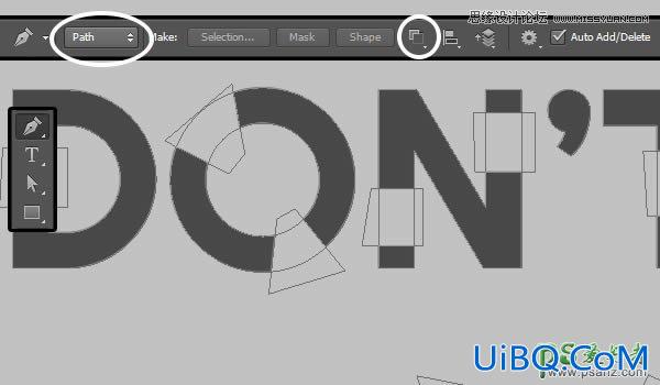 PS字效教程：利用3D功能做一个玻璃和橡胶质感的3D文本字