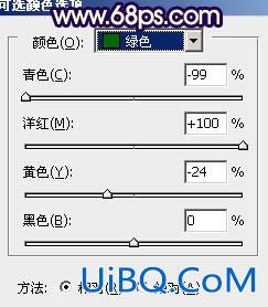 ps给街道美女图片加上淡淡的暖色调