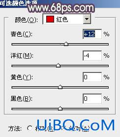 ps给街道美女图片加上淡绿韩系色