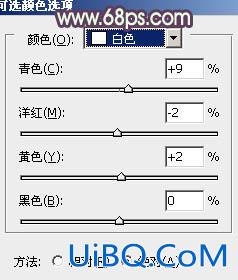 ps给街道美女图片加上淡绿韩系色