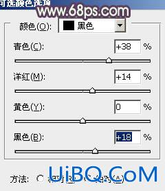 ps给街道美女图片加上淡绿韩系色