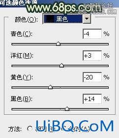 ps给外景情侣图片加上古典青黄色