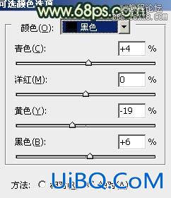 ps给外景情侣图片加上古典青黄色