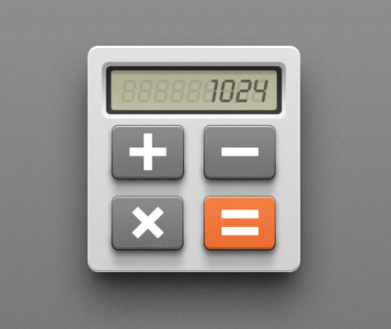 UI教程，ps设计计算器主题ICON教程