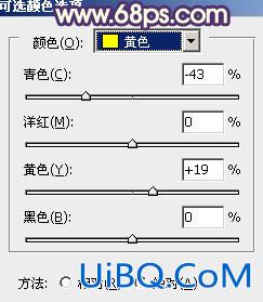 ps打造古典青褐色树林婚纱照片