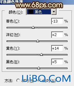 ps调出树林MM图片甜美的青褐色