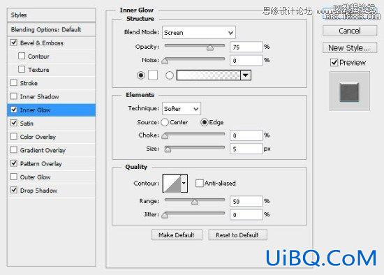 ps cs6设计冰冻岩石字教程