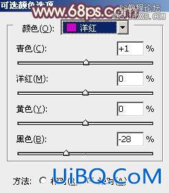 ps给冬季MM图片加上淡紫色蜜糖色